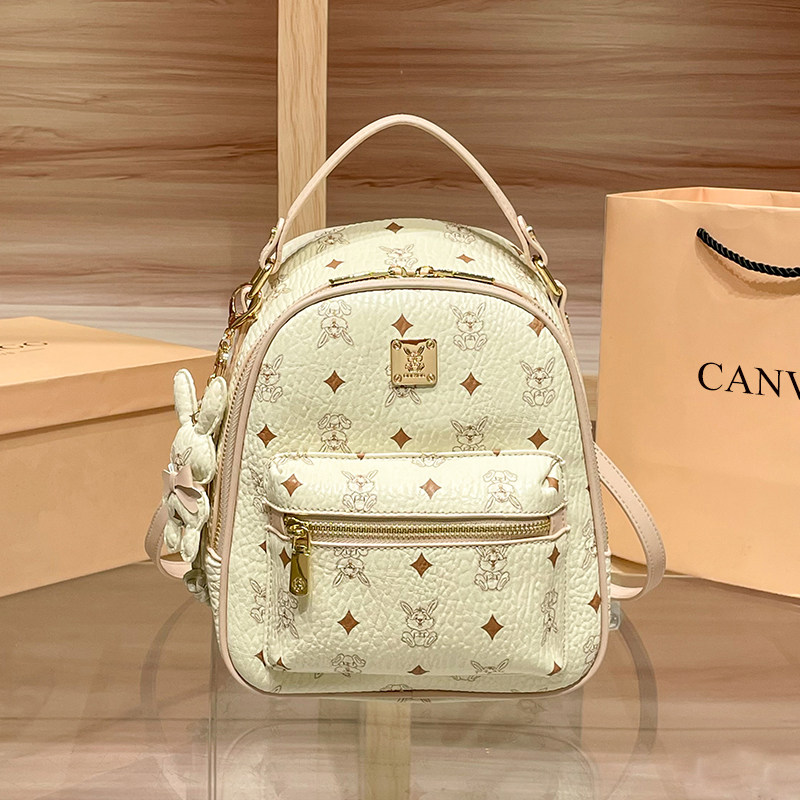 高级感小众轻奢双肩包包女2026新款时尚百搭双肩书包单肩旅行包潮