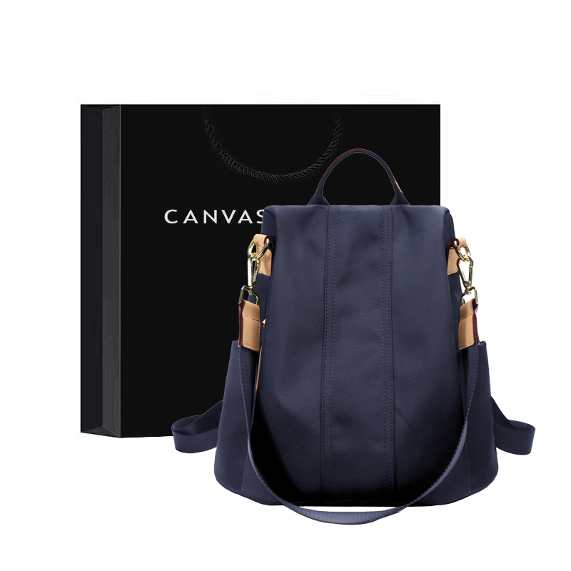 Canvas&Ketch双肩包包女2025新款潮韩版背包时尚大容量帆布旅行包