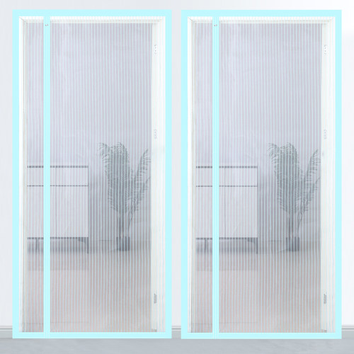 金刚网纱整根磁条魔术贴歆予防蚊