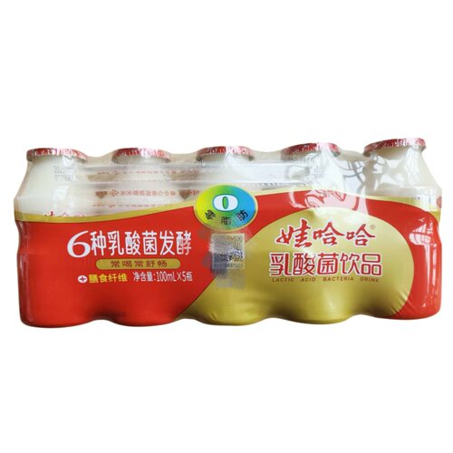 新货娃哈哈乳酸菌饮品100ml