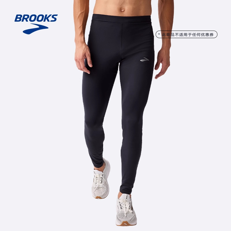 布鲁克斯保暖跑步紧身裤