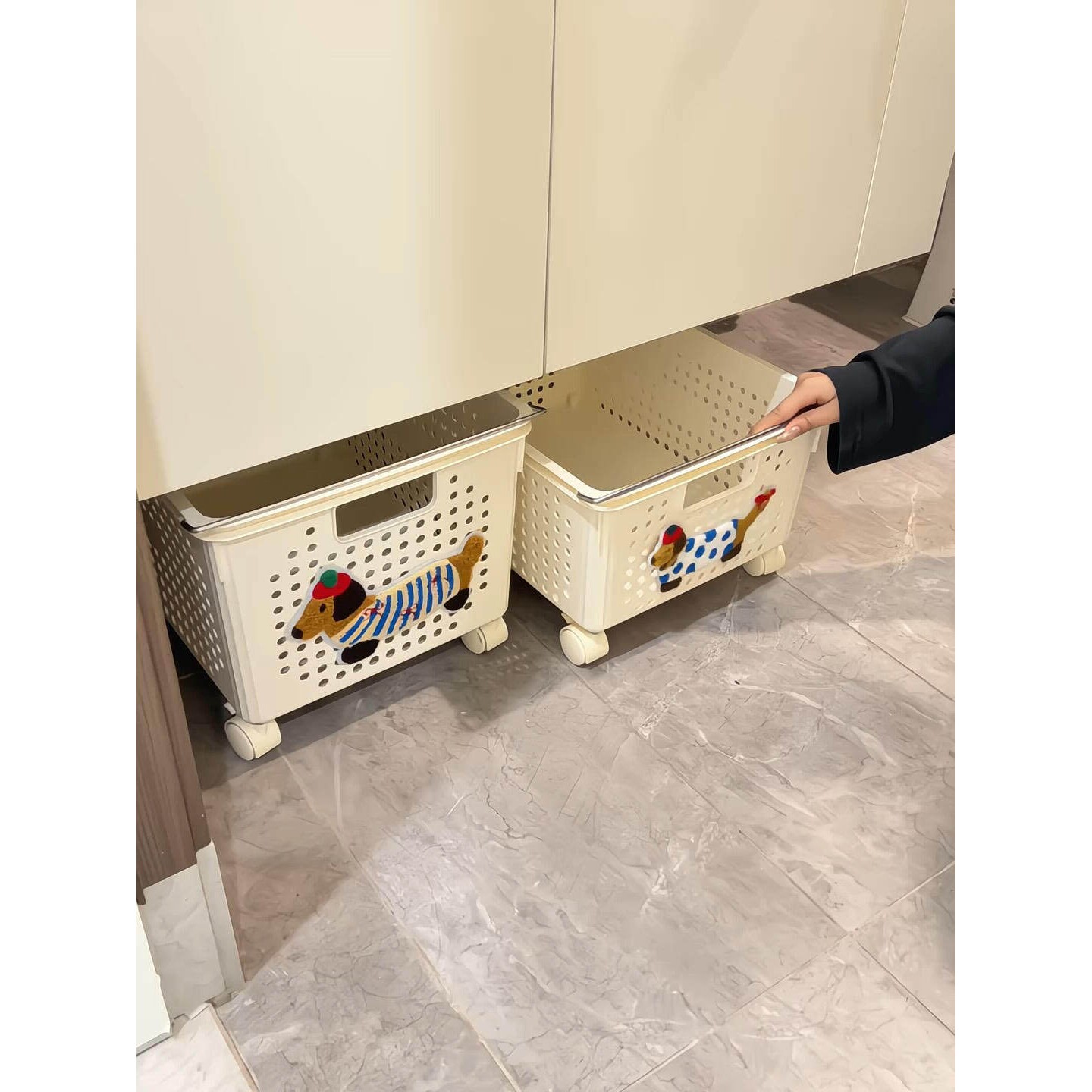 收纳篮浴室收纳筐脏衣篮筐脏衣服洗衣篮柜下篮子杂物篮卫生间家用