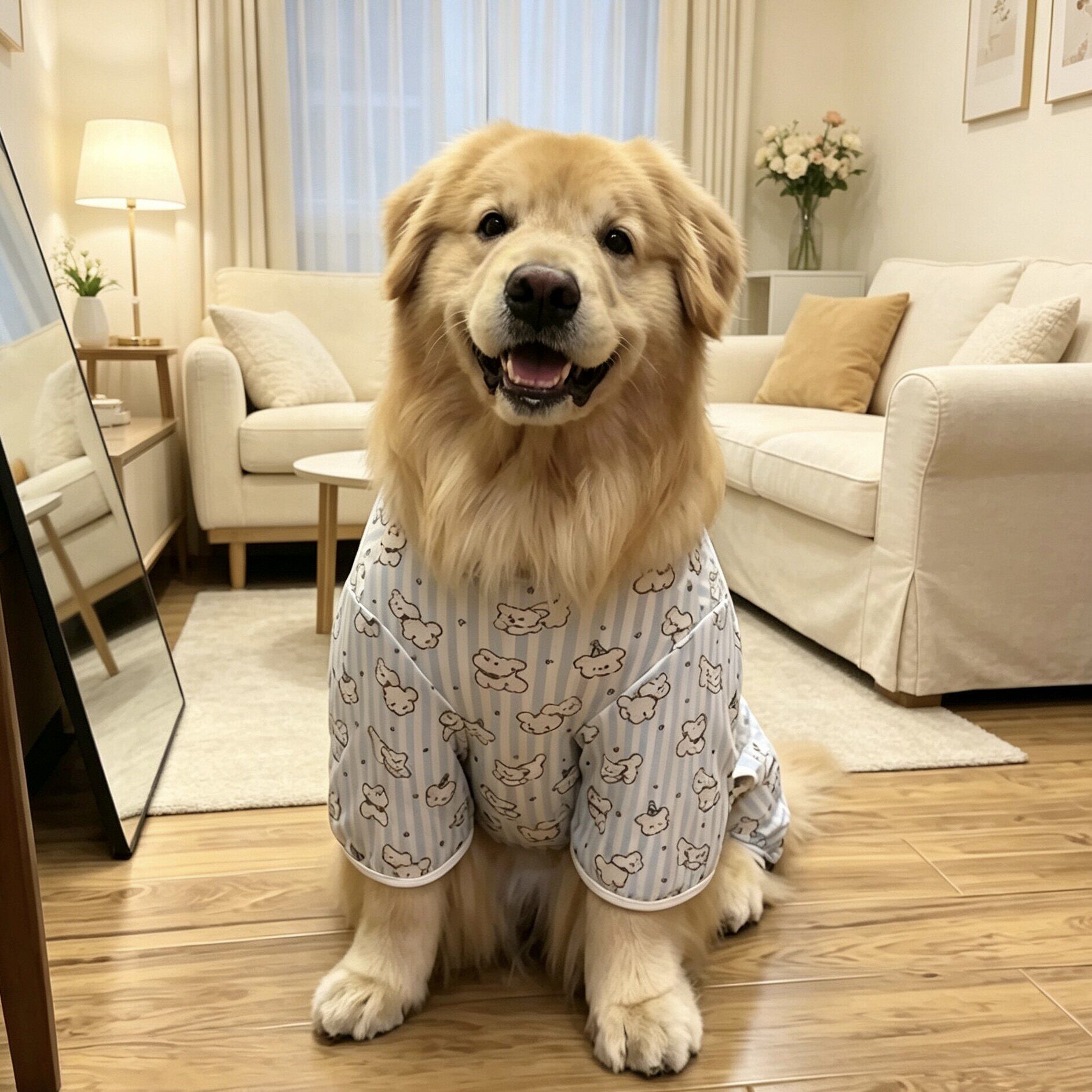 大狗衣服薄款夏季防脏防虫防掉毛金毛边牧拉布拉多大型犬网眼背心