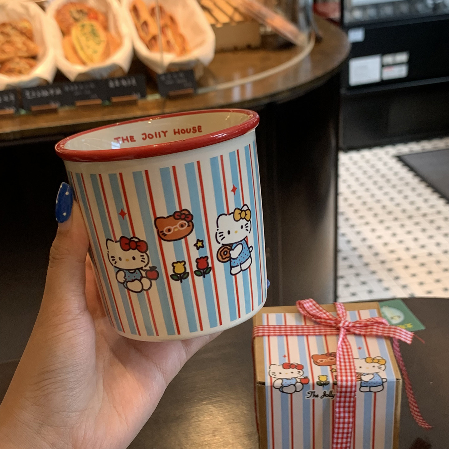 自制~原创星星猫陶瓷马克杯早餐杯咖啡杯子礼盒装送女生礼物水杯