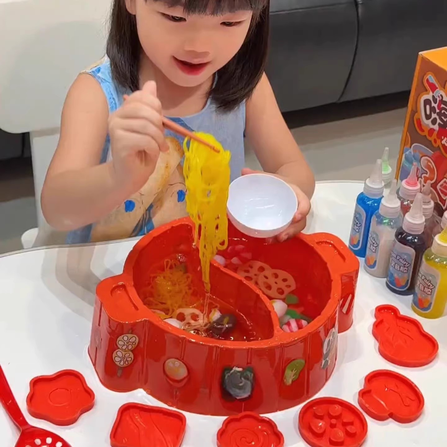 火锅水精灵小过家家玩具男女孩子厨房煮饭水宝宝儿童手工diy玩具