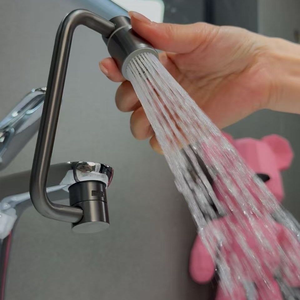 加长升级机双档械臂水龙头万向水嘴延伸旋转防溅起泡增压摇臂神器