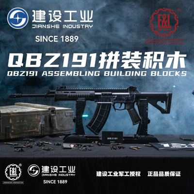 建设工业191式突击步枪积木模型