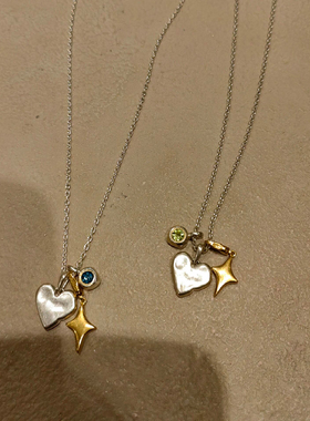 爱心项链女款2025新款配饰锁骨链