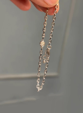 爆闪泡泡珠古巴手链女款素圈手串