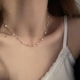 细闪满天星仿珍珠项链女款 2025新款 配饰颈链轻奢小众高级感锁骨链