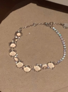 清冷感透明珠手链女款高级感手串