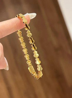 超闪葫芦手链女轻奢小众精致手串