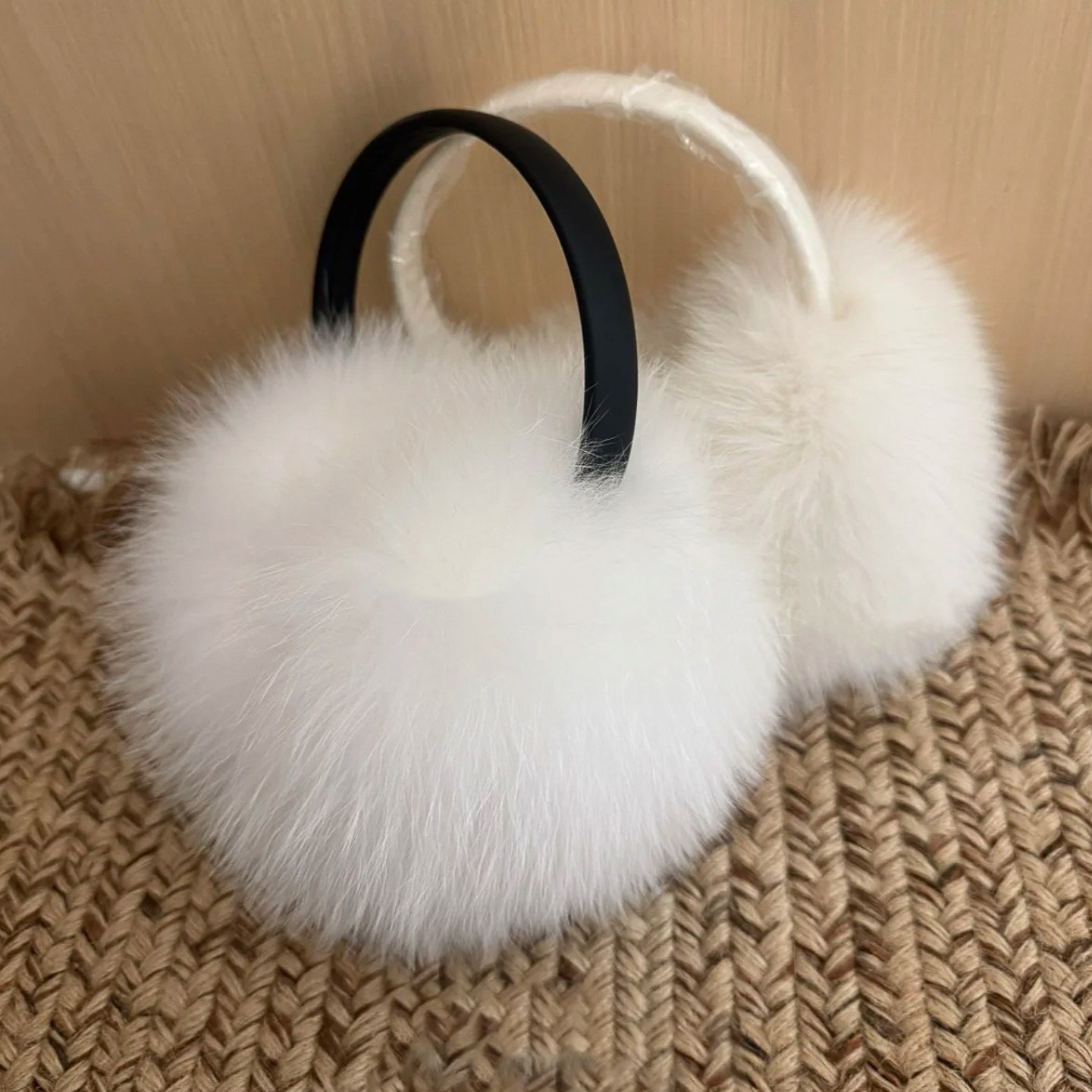 超出片！韩国ins风保暖耳罩女防寒毛绒冬时尚高级感耳包防冻耳套