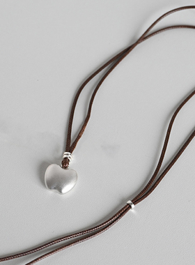 圣诞平安果毛衣项链女款2025新款