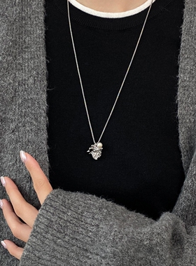 不规则仿珍珠项链女款2026新款