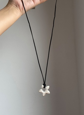 星星项链女款2025新款长款毛衣链