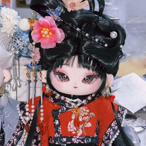 正版红楼梦林黛玉属性20cm棉花娃娃同人周边原创送女生二次元礼物