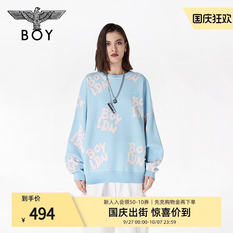长袖休闲情侣款boylondon