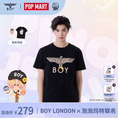 【泡泡玛特联名】BOYLONDON25新款春夏潮牌童趣印花短袖T恤N01267