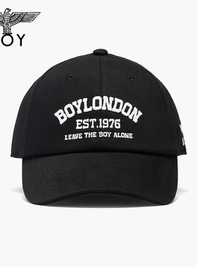 25新款夏季男女同款黑白LOGO遮阳潮牌时尚朋克帽子N90036