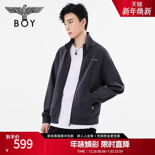 BOYLONDON春男女同款 感外套N12009 上衣立领运动感休闲时尚