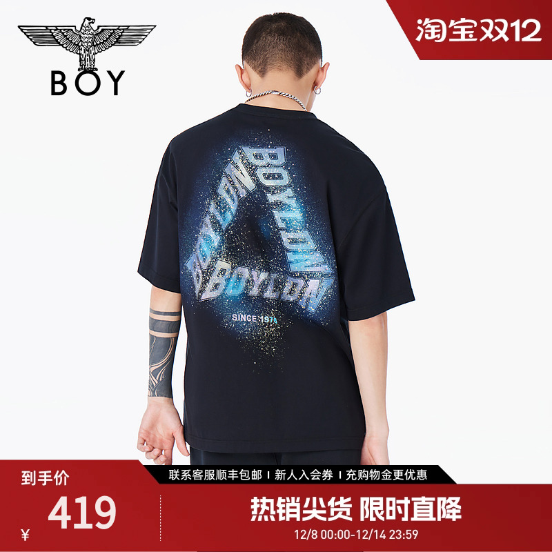 短袖24新品BOYLONDON男女同款