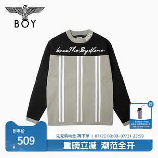 M60007 户外肌理感提花朋克潮牌针织毛衫 BOYLONDON25新款 春夏男款
