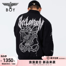 【反叛力量】BOYLONDON春24新品男女同款夹克金线刺绣外套N23010