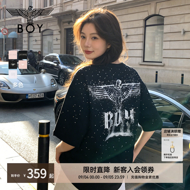boylondon24满天星渐变印花T恤图片