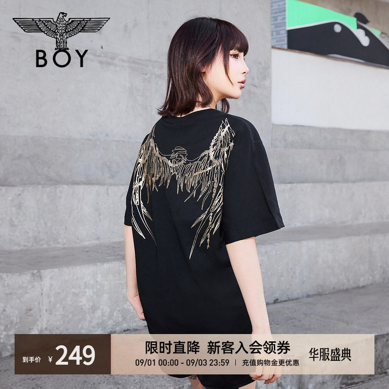 BOYLONDON短袖男女同款潮牌T恤图片