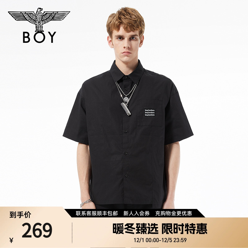 字母印花短袖BOYLONFON