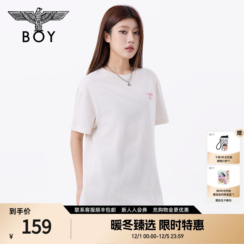 BOYLONDON25新款春夏甜酷童趣印花短袖T恤N01268