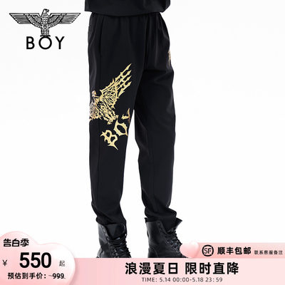 boylondon针织长裤男女同款