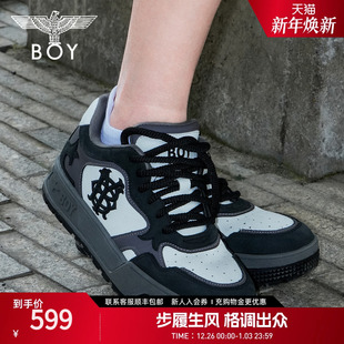 曲奇鞋 休闲通勤板鞋 BOYLONDON2025春季 情侣款 N79029 新款