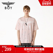 小熊满印老鹰印花潮酷炸街时尚 BOYLONDON夏季 男女同款 T恤N01047