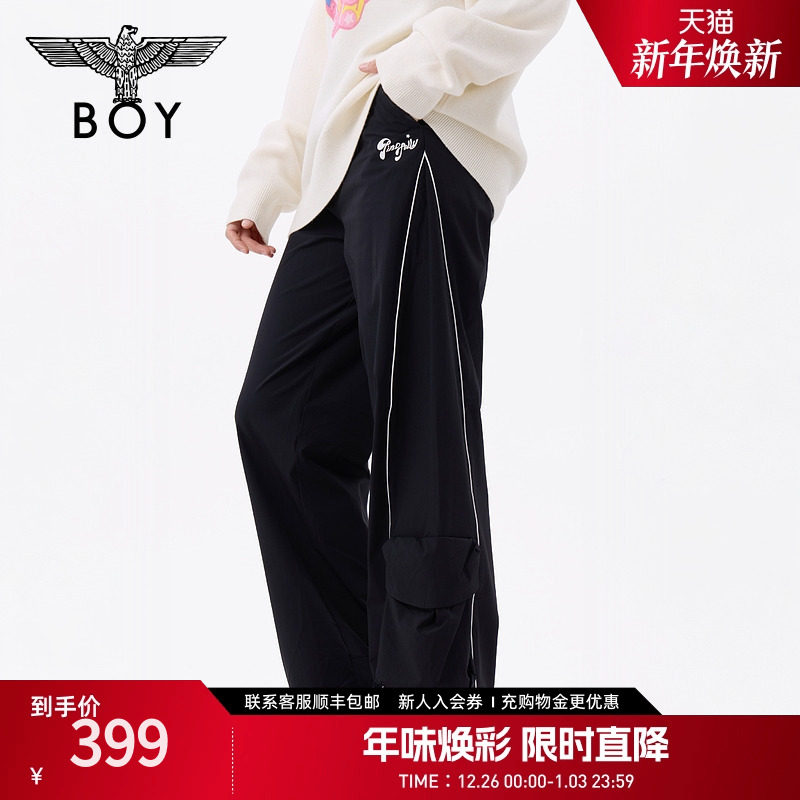 BOYLONDON25新款女春季休闲长裤W34046
