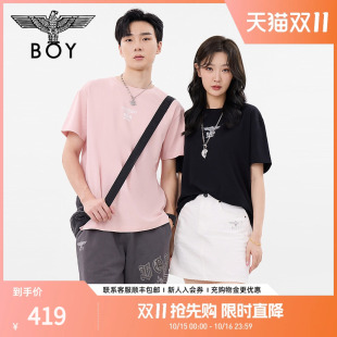 潮酷T恤N01105 烫钻炫彩翅膀印花时尚 BOYLONDON春情侣款 短袖