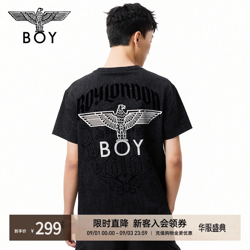 【繁星点点】BOYLONDON街头经典大翅膀休闲短袖夏男女T恤N01057图片