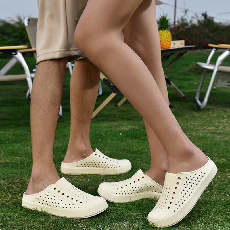 厚底海边沙滩洞洞凉拖鞋夏季