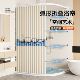 弧形浴帘防水免打孔折叠浴室淋浴隔断窗高档化妆室干 干湿分离浴