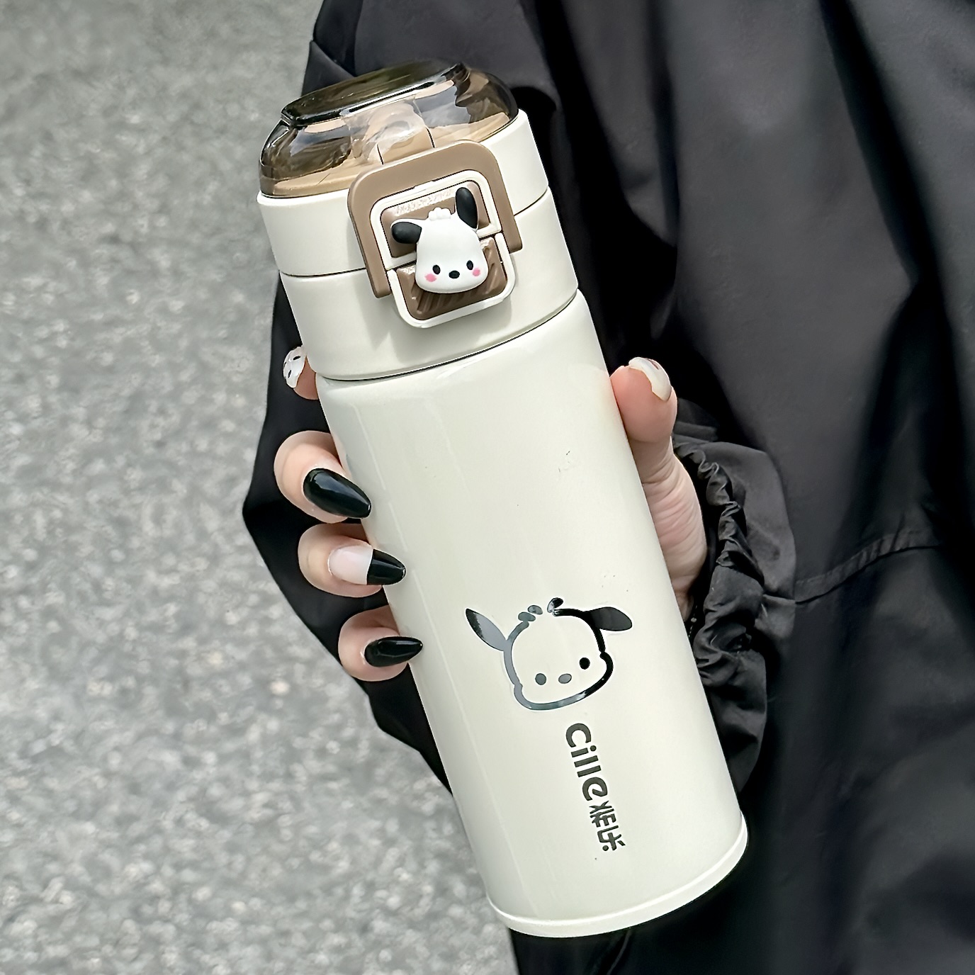 可放书包侧边直身水杯