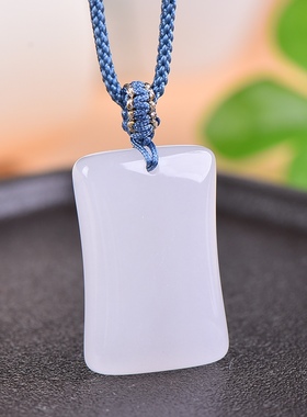 金丝玉高枕无忧吊坠首饰项链女款