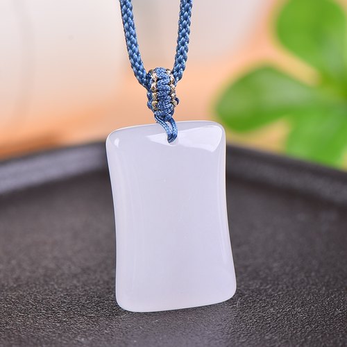 金丝玉高枕无忧吊坠首饰项链女款