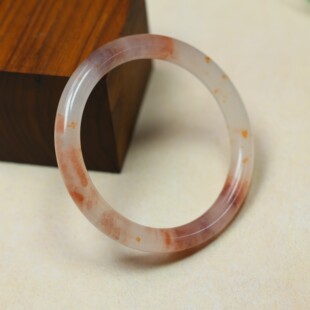 精品天然桃花酿手镯女生平安时尚精致高级感手饰送妈妈女朋友礼物