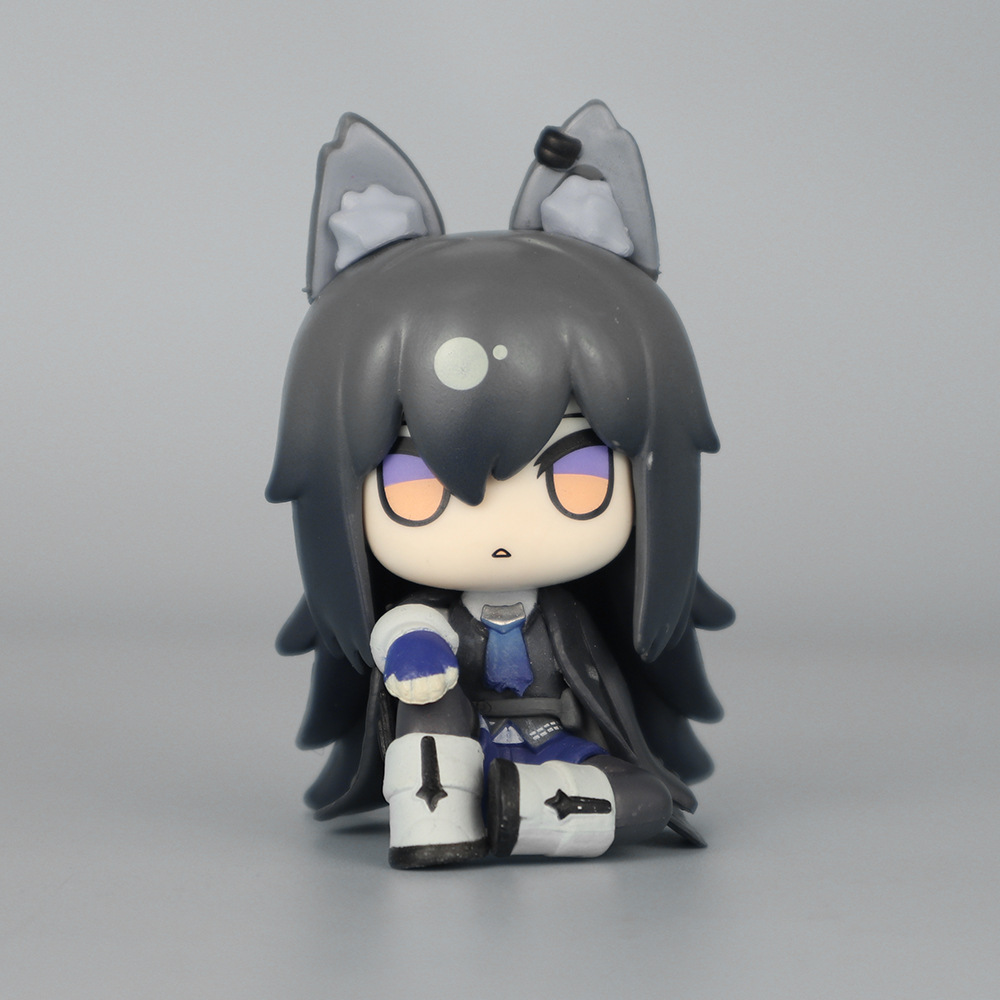 明日方舟动漫手办 缄默德克萨斯摆件 维什戴尔桌面车载摆件景品