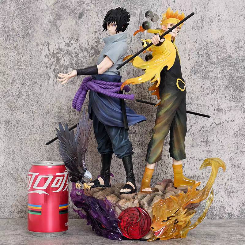 全款火影忍者新三忍共鸣漩涡鸣人宇智波佐助手办雕像模型摆件礼物