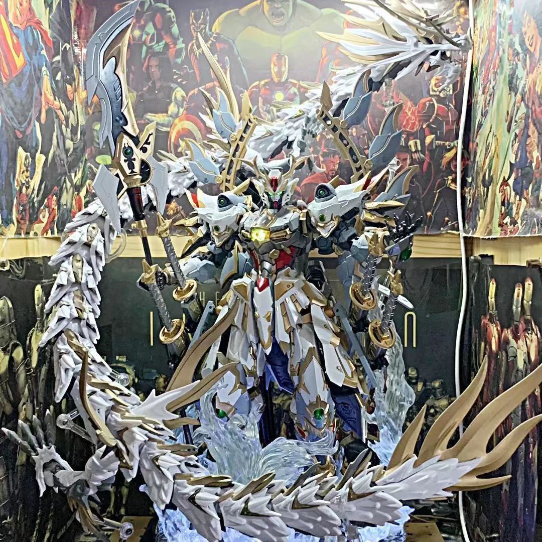 三国摩动核高达MG手办吕布