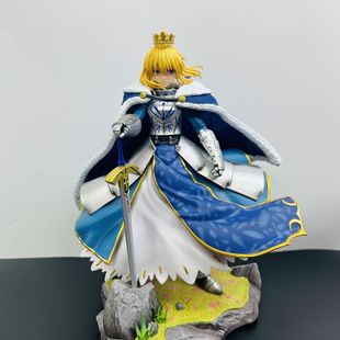 fate石座MR棉被王阿尔托莉雅手办蓝Saber模型fgo呆毛盔甲亚瑟萌燃