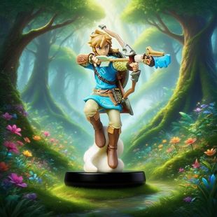 塞尔达传说王国之泪 林克 公主雕像游戏周边手办模型公仔摆件景品
