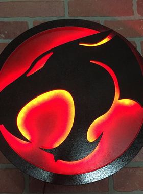 跨境工厂 Thundercats霹雳猫LED夜灯发光壁灯家饰梦幻灯儿童房灯